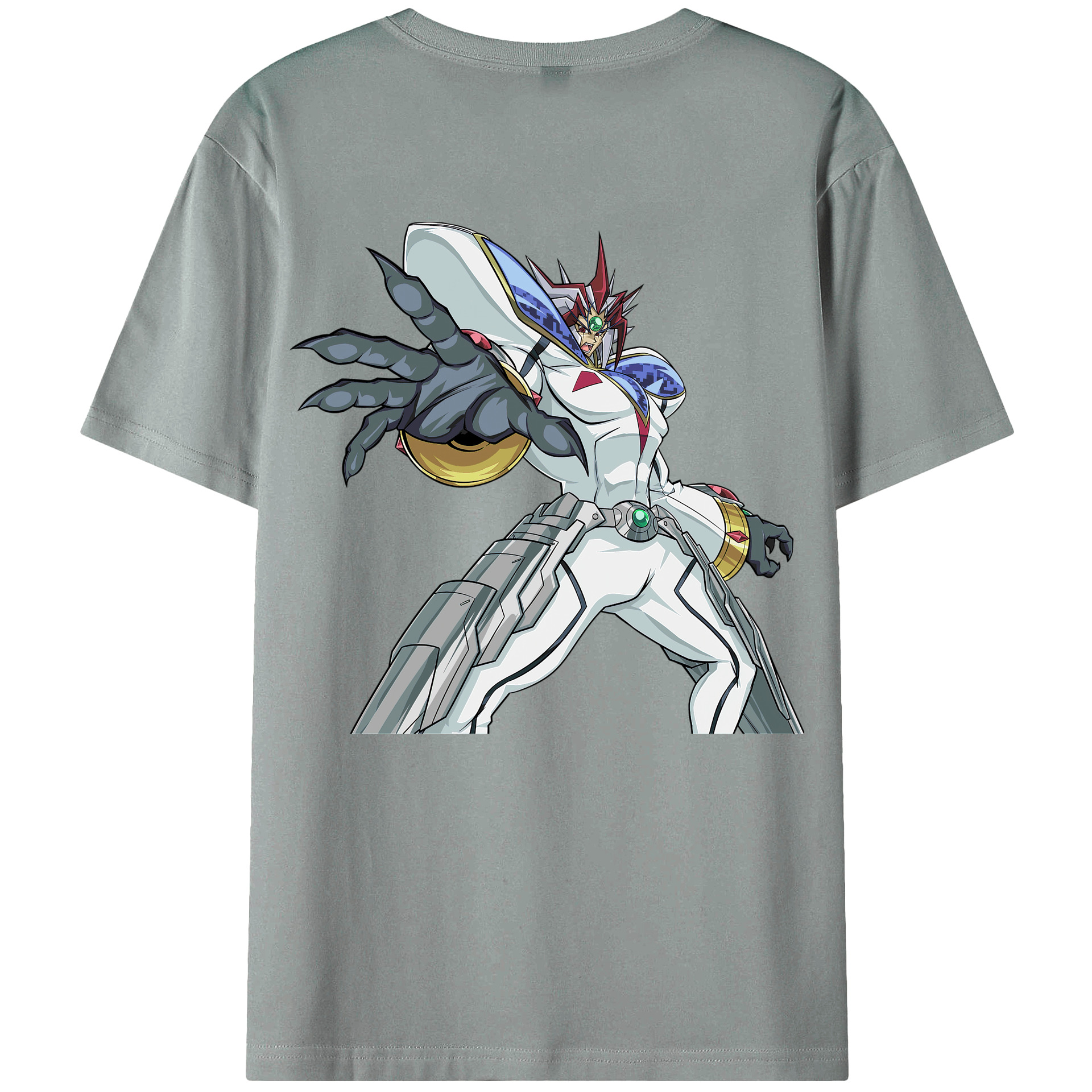 （画像用） 遊☆戯☆王 Yu-Gi-Oh! 綿100％ メンズ半袖Tシャツ（バックプリント） 通気性